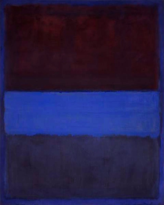 rothko rust and blue