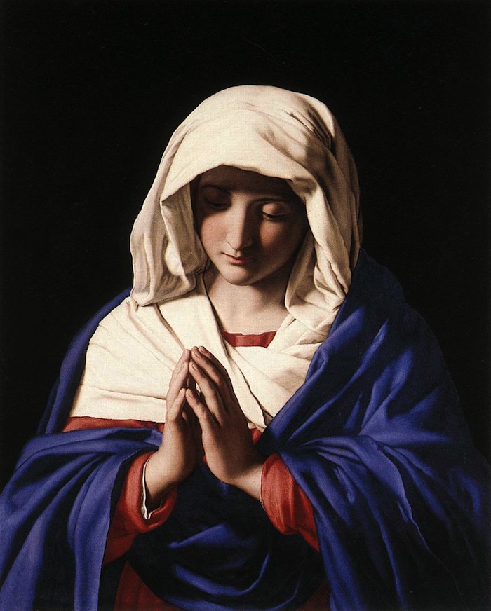 mary praying