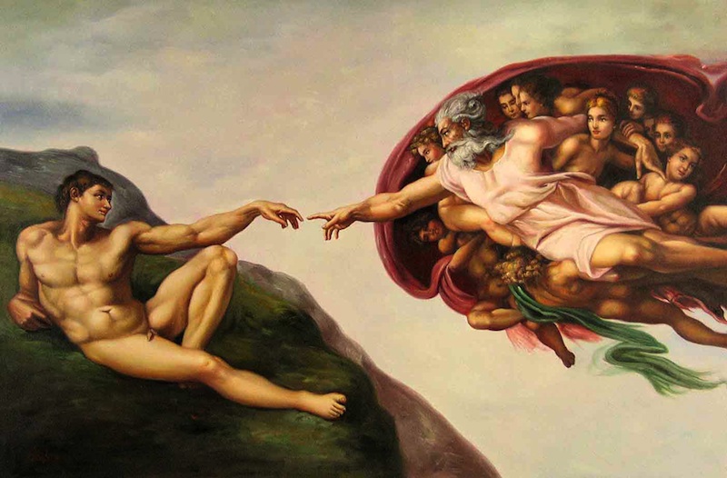 michaelangelo the creation of adam