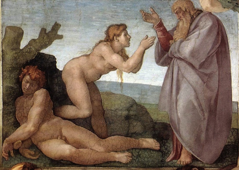 michaelangelo the creation of eve