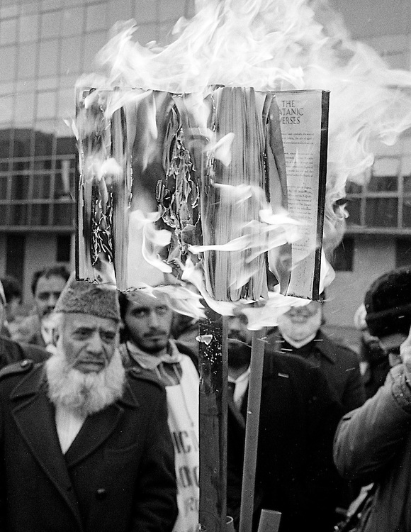 Satanic Verses burning