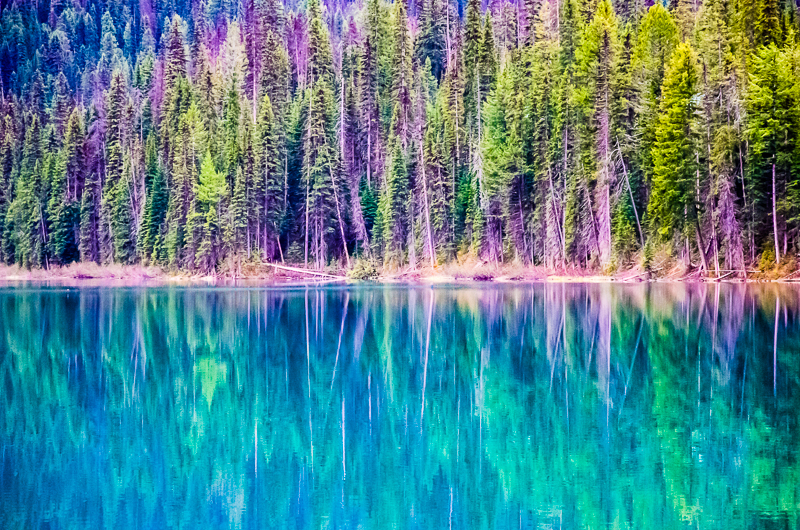 emerald reflected