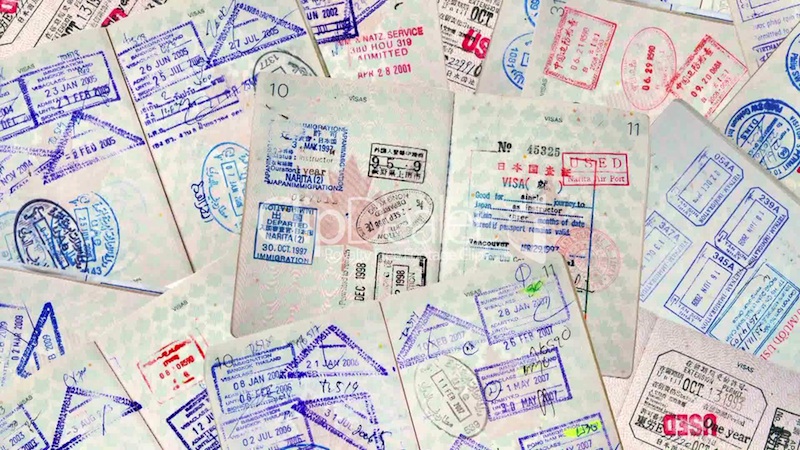 passport stamps