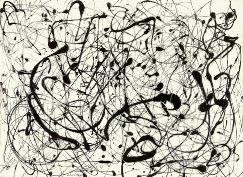 jackson pollock number 14 gray