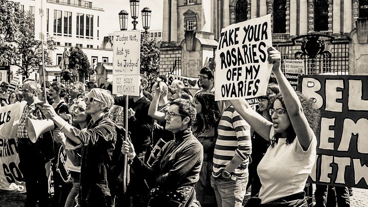 northern ireland abortion demo