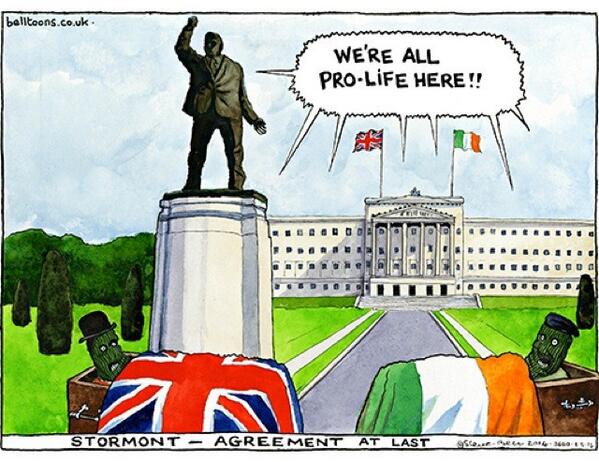 steve bell abortion northern ireland