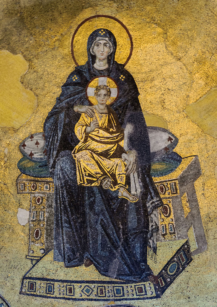 hagia sophia vrgin and child