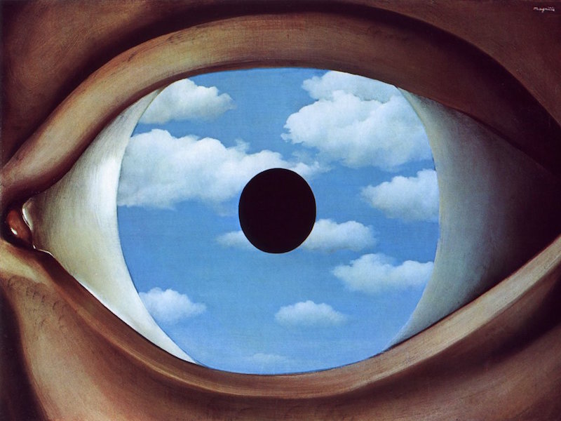 magritte the false mirror