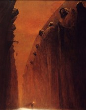 beksinski we are all in the hands of goliaths