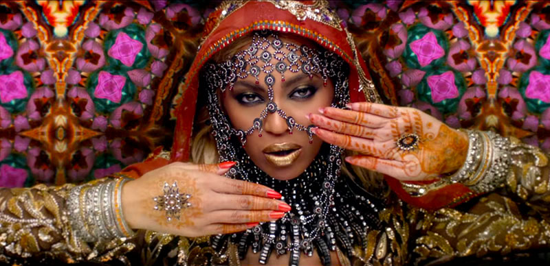 beyonce coldplay video