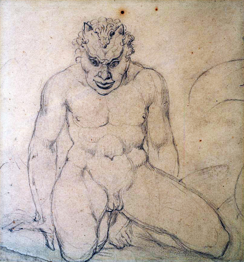 blake a devil or satyr