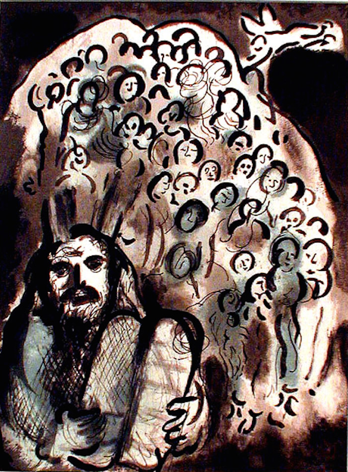 chagall exodus moses and his people