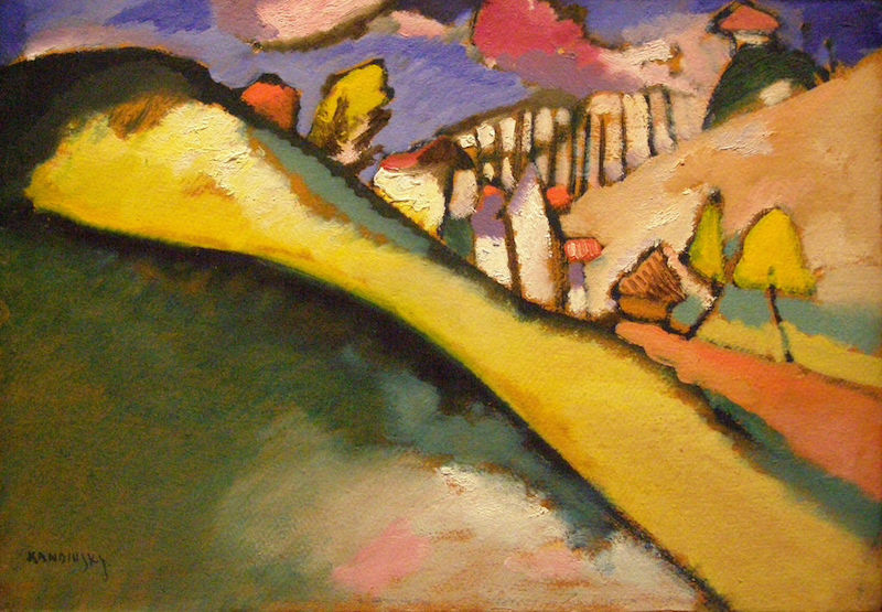 Vasily Kandinsky Study for a Landscape 1910