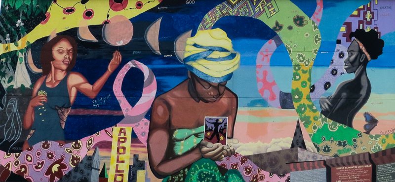 harlem women's community health mural