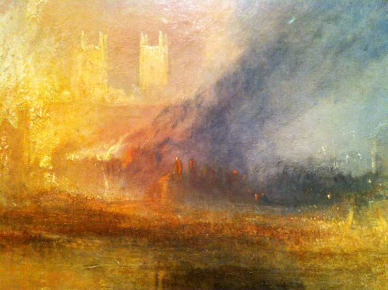 Turner Houses of Parliament burning Down