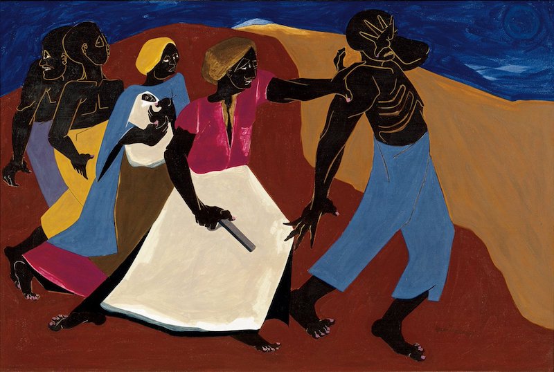 Jacob Lawrence Forward Out of Slavery