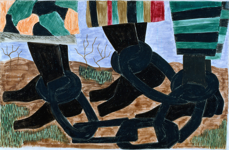 Jacob Lawrence Harriet Tubman Series No 9