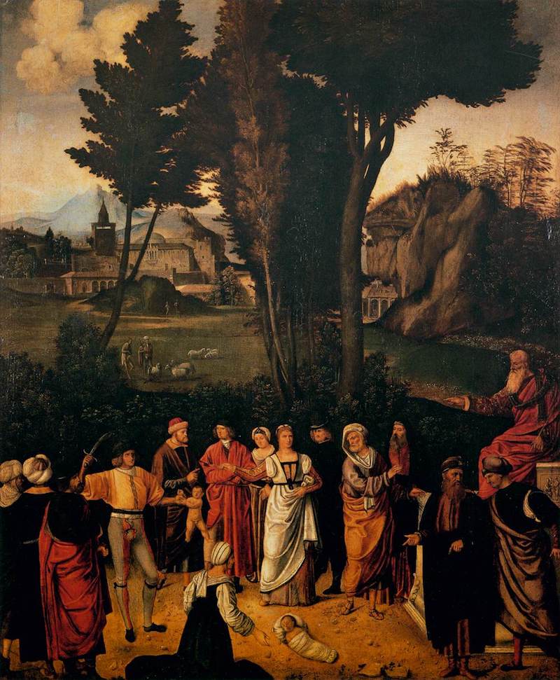 Giorgione Judgement of Solomon