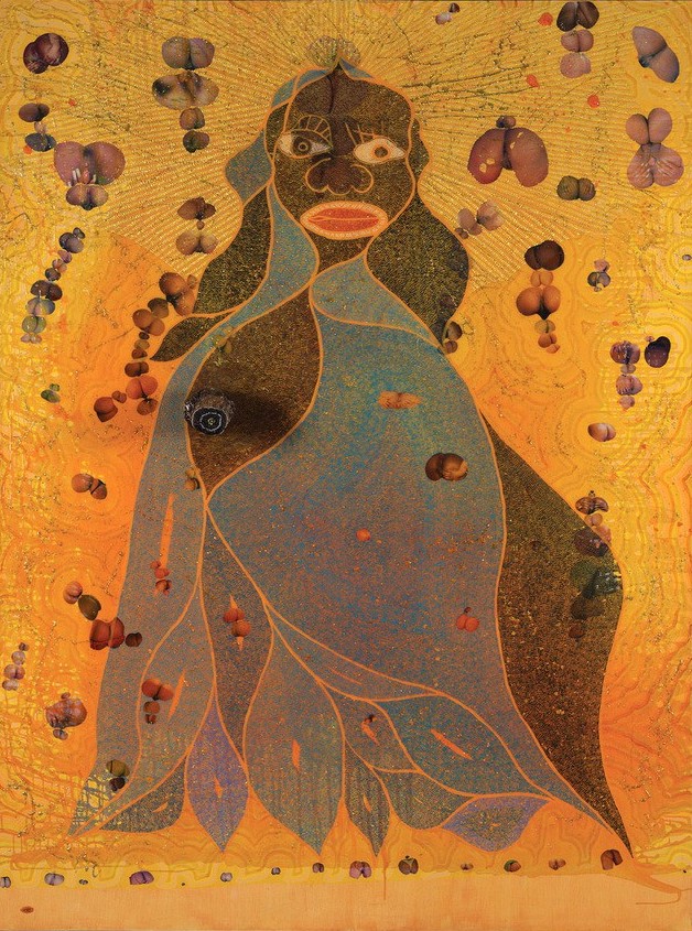 Chris Ofili Holy Virgin Mary