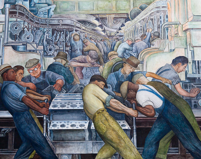 Detroit industry murals