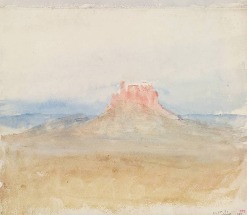'Athens: the Acropolis', Sketch for Illustration to Byron circa 1830 by Joseph Mallord William Turner 1775-1851