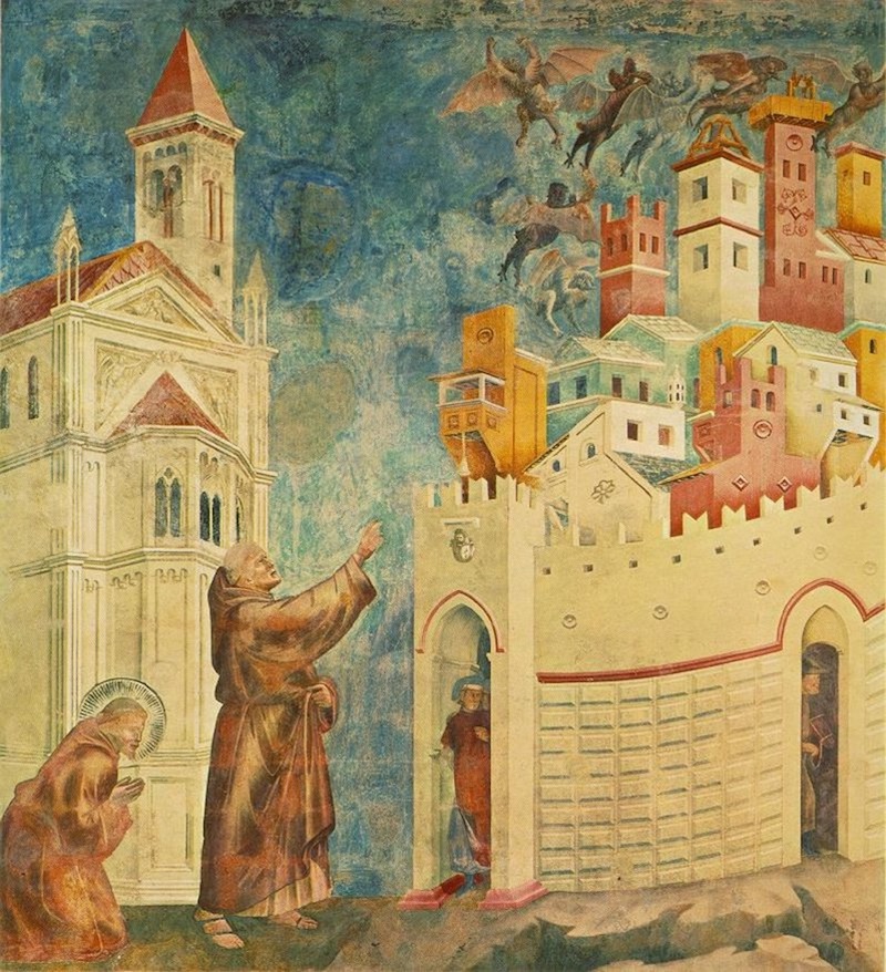 Giotto St Francis Driving Out the Demons of Arezzo