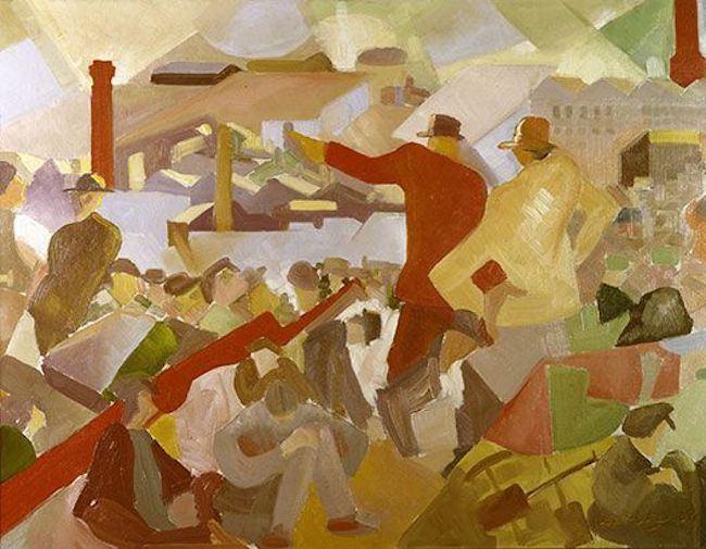 Patrick Harford Yarra Bank meeting