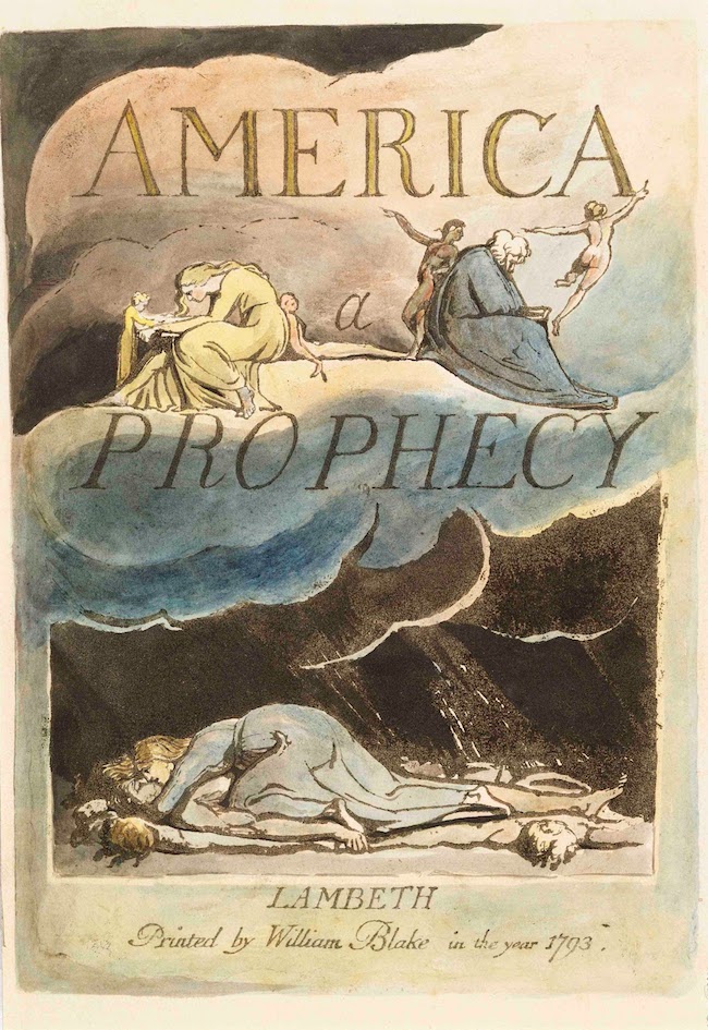 Blake America A Prophecy