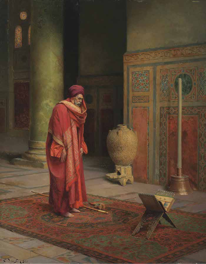 Ludwig Deutsch At prayer