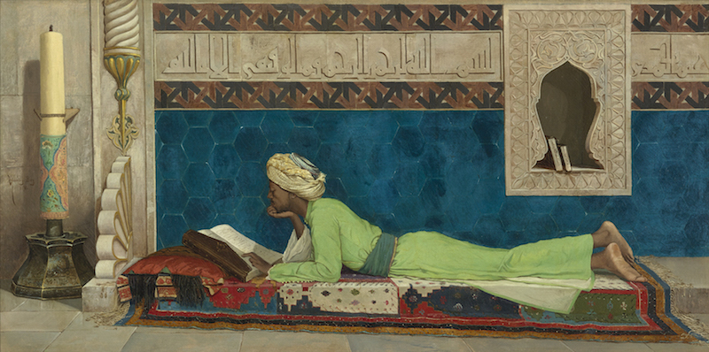 Osman Hamdi Bey A Young Emir Studying