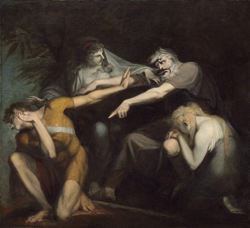 Henry Fusseli, Oedipus Cursing His Son, Polynices