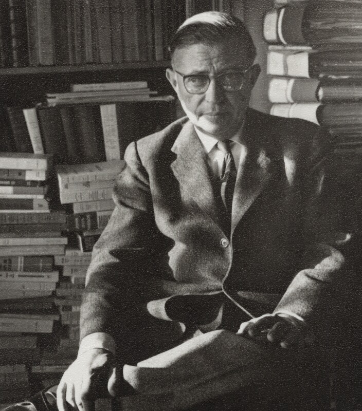 Jean-Paul Sartre by Ida Kar, National Portrait Gallery, London