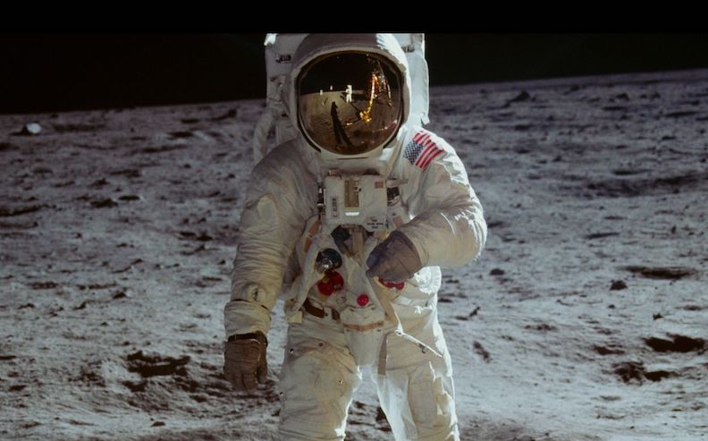 Buzz Aldrin as photographed by Neil Armstrong