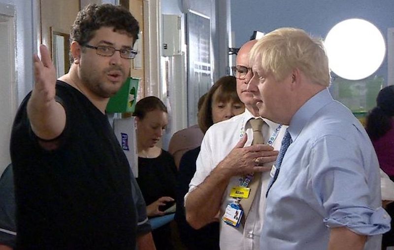 Boris Johnson and Omar Salem