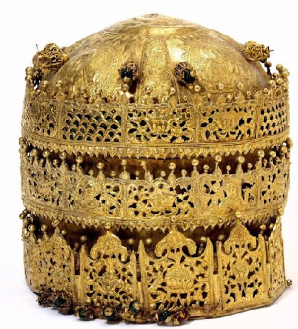 Ethiopian royal crown seized by British troops, 1868