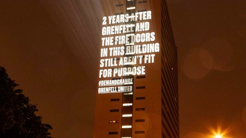 Grenfell United projection