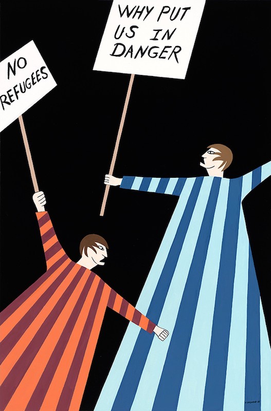 Helen Zughaib Syrian Migration Series 18